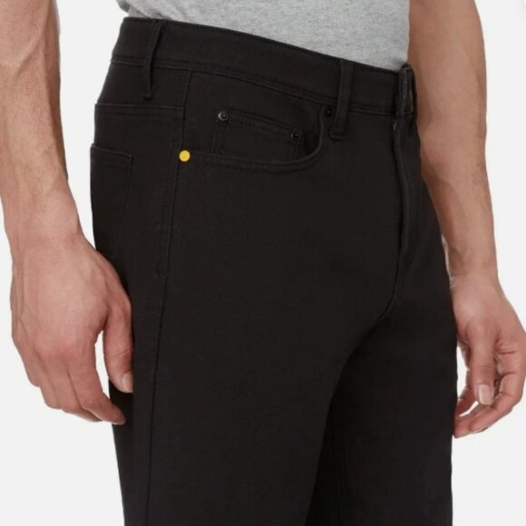 CAT Caterpillar Men's Black Fleece-Lined Canvas Work Pants Size 36 x 34 - Picture 4 of 13